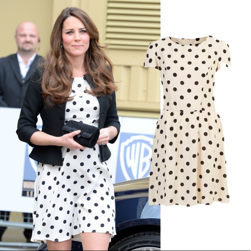 Topshop Polka Dot Dress